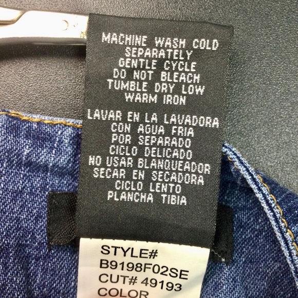 Vintage Women's Speechless Skirt Size 10.5 or medium Blue Multi-color - Picture 8 of 10